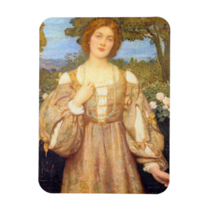 Monna Giovanna (av Edward Robert Hughes) Magnet