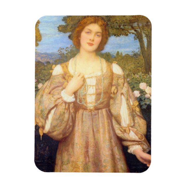 Monna Giovanna (av Edward Robert Hughes) Magnet (Vertikal)