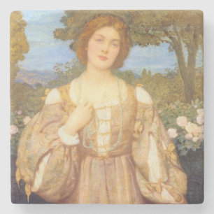 Monna Giovanna (av Edward Robert Hughes) Stenunderlägg