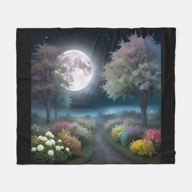 Monnlight Midnight 1 Fleecefilt (Framsidan (Horisontell))