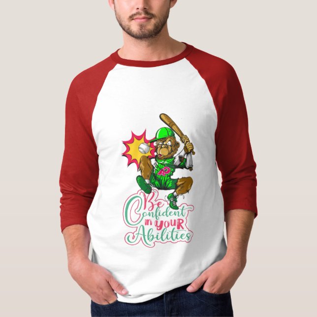  mono de béisbol t shirt (Framsida)