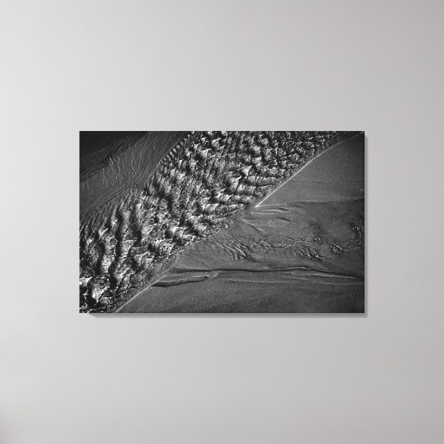 Mono-foto av vatten canvastryck (Framsida)