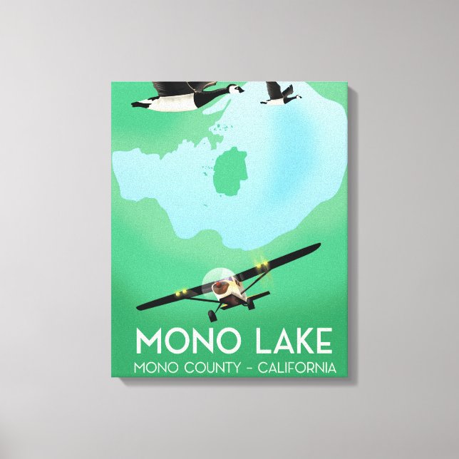 Mono Lake, Mono County, California resematerial Canvastryck (Framsida)