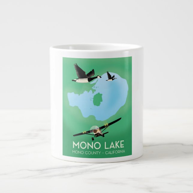 Mono Lake, Mono County, California resematerial Jumbo Mugg (Framsidan)