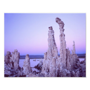 Mono Lake reservatet. Kalifornien. USA. Tufa Fototryck