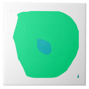 Mono löv illustration Ceramic Tile Kakelplatta