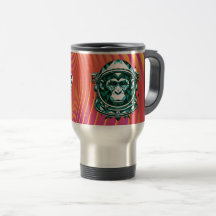 Mono Mugg - Monkey Astronaut Resemugg för kaffe
