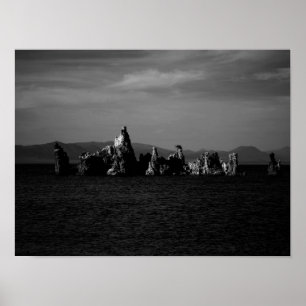 Mono Sjö California - Black and White Poster