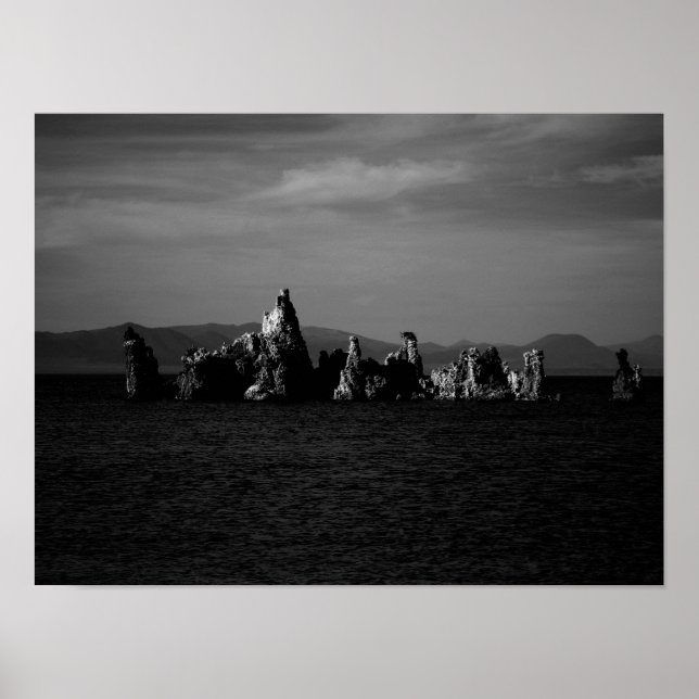 Mono Sjö California - Black and White Poster (Framsidan)
