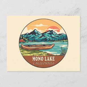 Mono Sjö California Boating Fishemblem Vykort