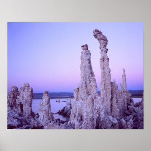 Mono Sjö Reserve. Kalifornien. USA. Tufa Poster