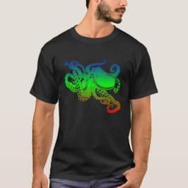 monochromatic bläckfisk t-shirt