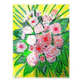 Monochromatic, Rosas, Dianthus caryophyllus, Gerb Fototryck
