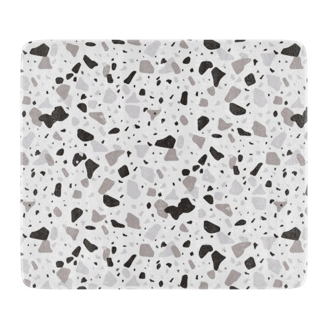 Monochromatic Terrazzo Mönster (Framsidan)
