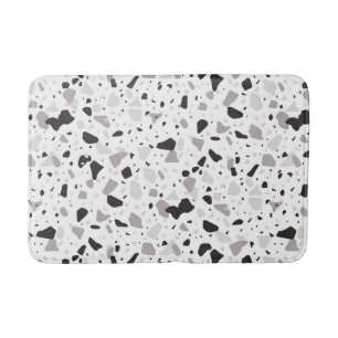 Monochromatic Terrazzo Mönster Badrumsmatta