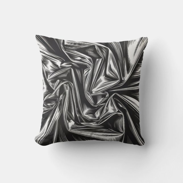 Monochrome abstract texture kudde (Framsida)