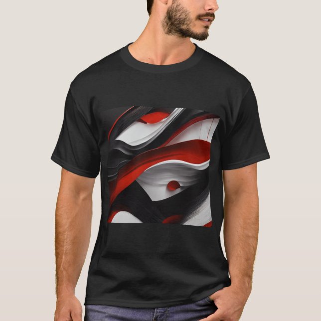 Monochrome Blaze T Shirt (Framsida)