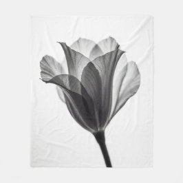 Monochrome botanical fine art photograph fleecefilt