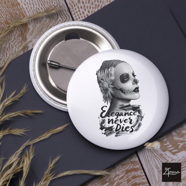 Monochrome Calavera Magnet (Skapare uppladdad)