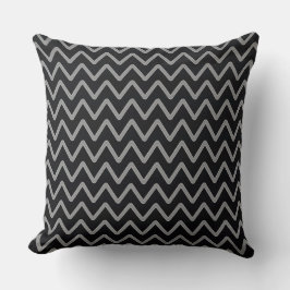Monochrome Chevron Dekorativ kudde