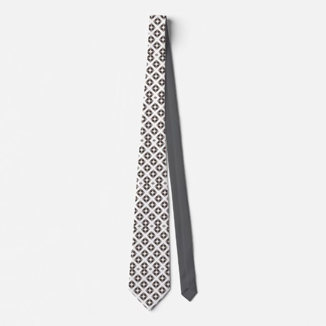 Monochrome Diamond Neck Tie Slips (Framsida)