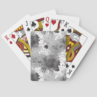 Monochrome dye stains casinokort