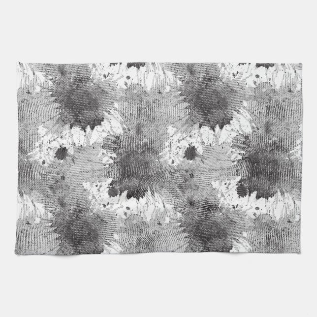 Monochrome dye stains kökshandduk (Horisontell)