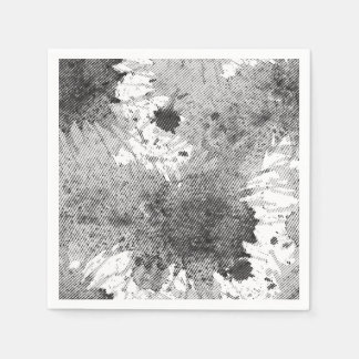 Monochrome dye stains pappersservett