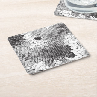 Monochrome dye stains underlägg papper kvadrat