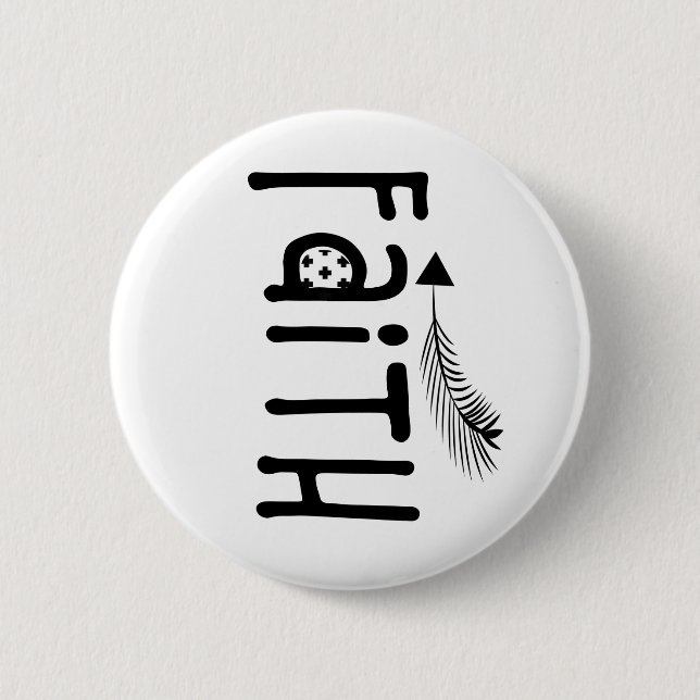 Monochrome Faith Tribal Arrow Knapp (Framsida)