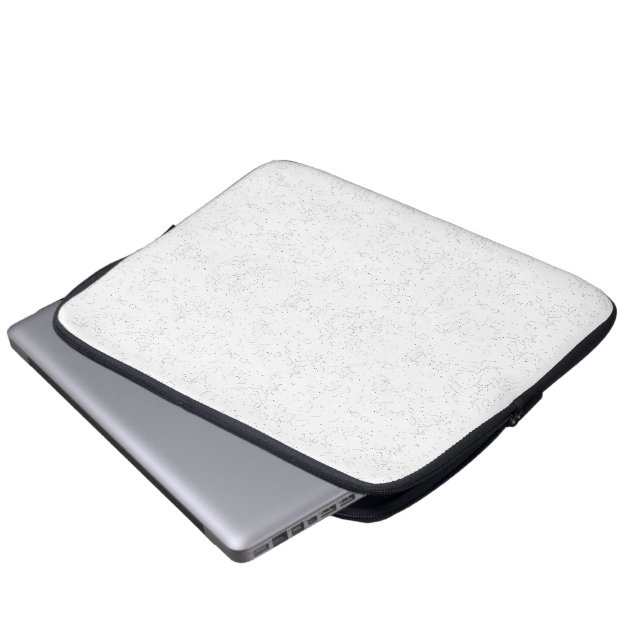 Monochrome Floral Pattern – Elegant Seamless Art Laptop Fodral (Framre botten)