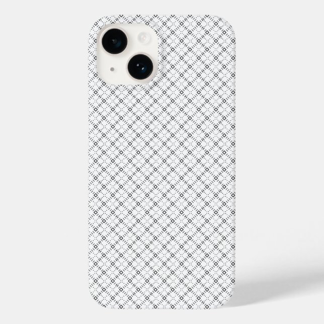 Monochrome Geometric Texture|Seamless Diamond Look (Baksida)
