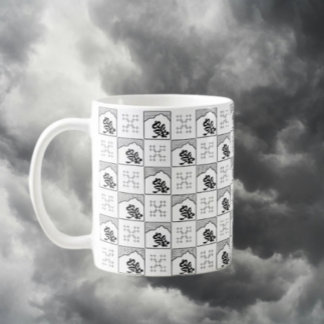 Monochrome Kaffemugg