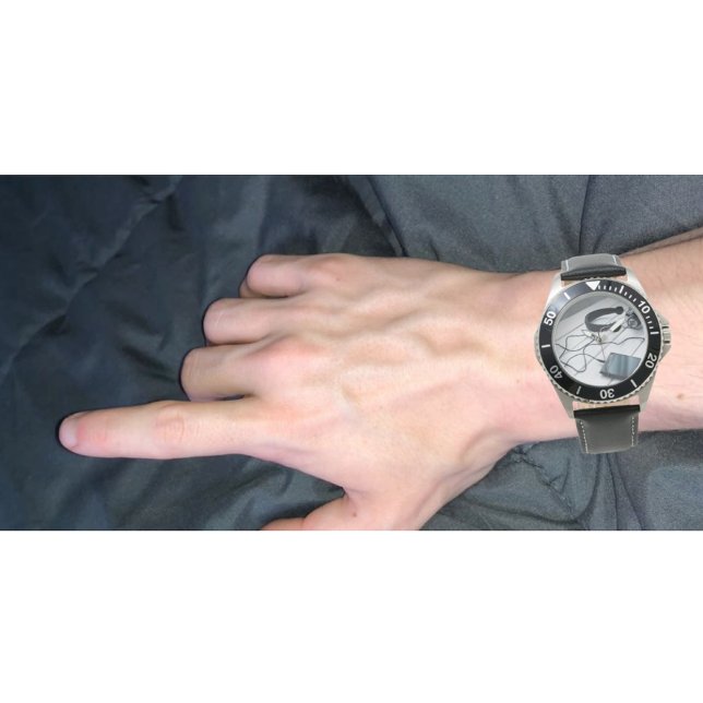 "Monochrome Modern Art Watch Armbandsur (Skapare uppladdad)