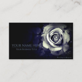 Monochrome Rose:Business Card Visitkort