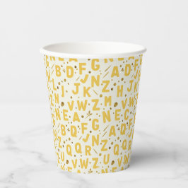 Monochrome Yellow Alphabet