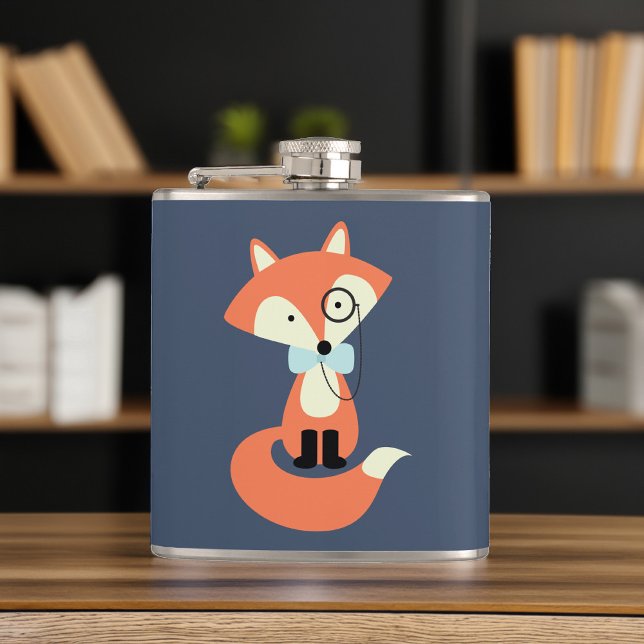 Monocle Hipster Red Fox Fickplunta (Skapare uppladdad)