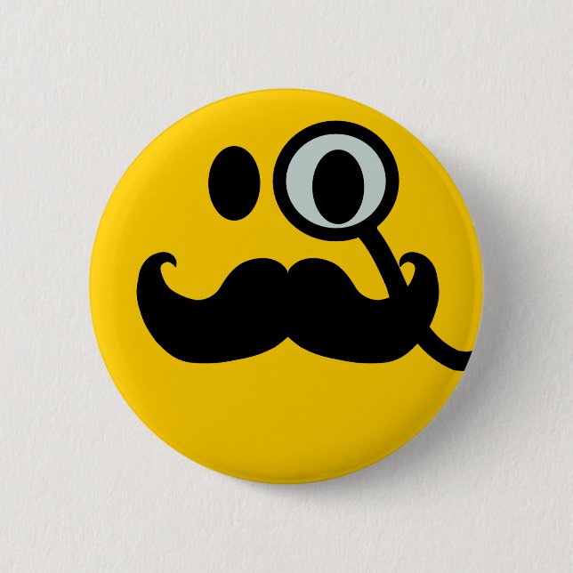 Monocle- & mustaschanpassadebackgrnd) knapp (Framsida)