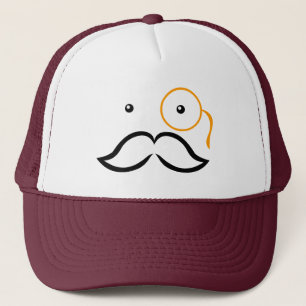 Monocle och Mustache Keps