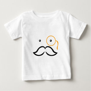 Monocle och Mustache T Shirt