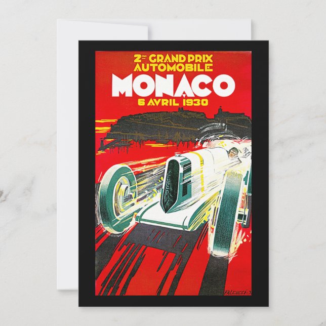 Monoco Grand Prix Vintage resor Annons (Framsida)