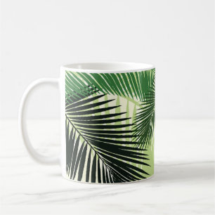 Monocolor Tropical Handflatan Träd Kaffemugg