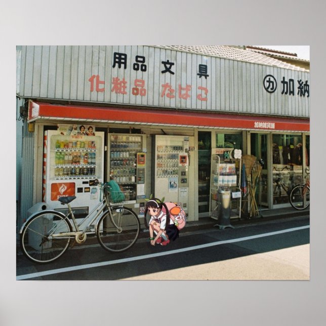 Monogatari - Mayoi Conbini Poster (Framsidan)