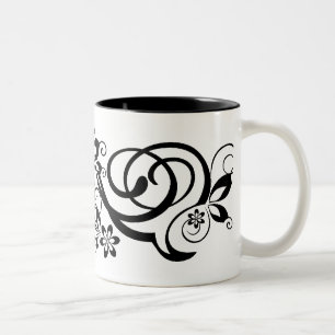 monogram2 Två-Tonad mugg