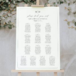 Monogram 13 Bord Sittplatsschema Poster