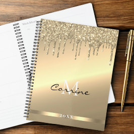 Monogram 14 kB Glitter-avdroppning per dag i Guld