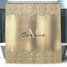 Monogram 14 kB-Glitter med Guld