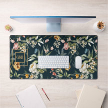 Monogram, 1600-talet, Blommigt Gräns Mönster