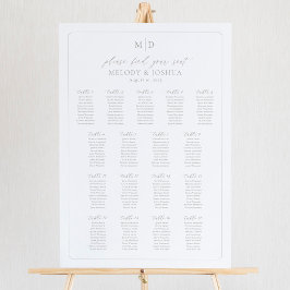 Monogram 17 Bord Sittplatsschema Poster