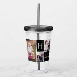 Monogram 3 fotokollage take away mugg
